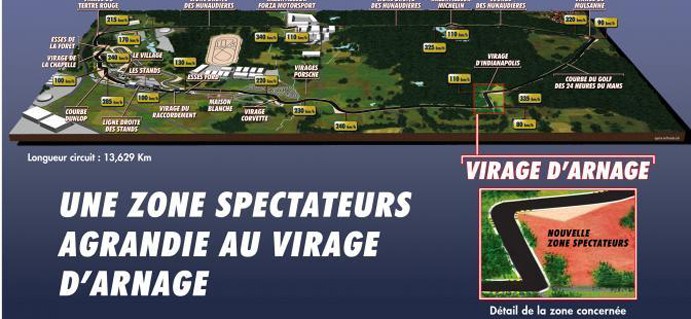 24 Hours of Le Mans – a new spectator area at Arnage!