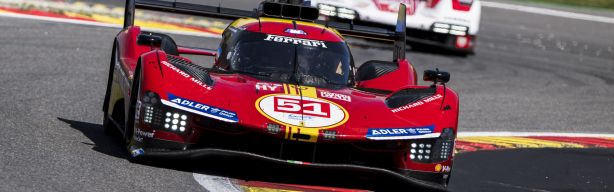 Spa after 4 hours: Ferrari top two in Hypercar; United Autosports McLaren heads LMGT3