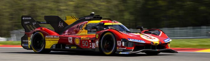 Spa FP1: Fuoco fastest for Ferrari; LMGT3 category headed by TF Sport Corvette