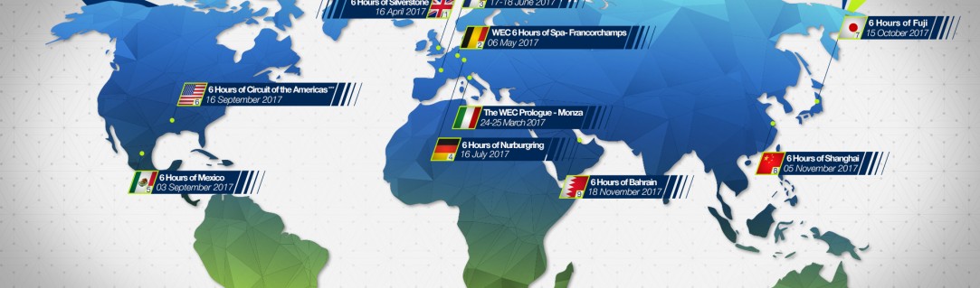 Nuværende misundelse klodset 2017 FIA WEC calendar revealed - FIA World Endurance Championship
