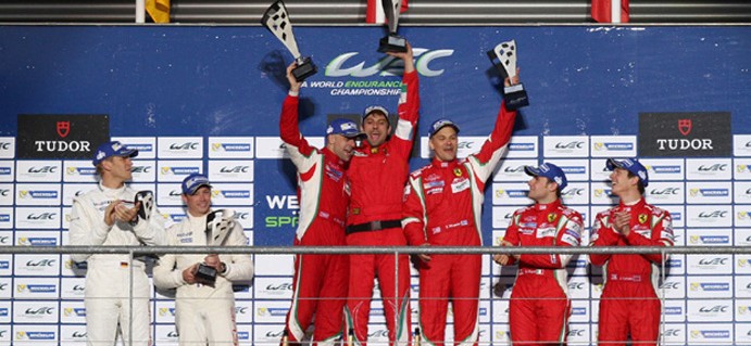 6H Spa - LMGTE Ferrari s'offre les deux podiums Pro & Am