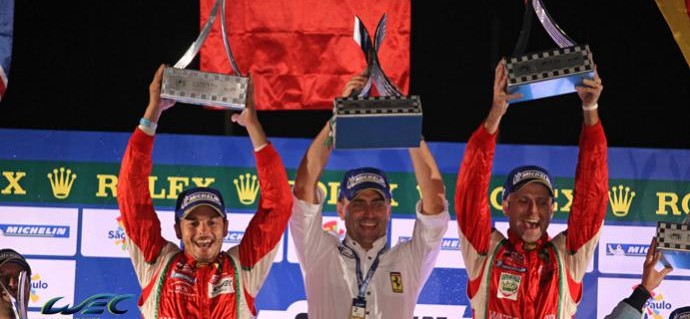 Race report LMGTE: AF Corse Take Third Win in a Row in Brazil