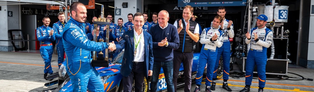 Signatech Alpine celebrates Le Mans win (+video)
