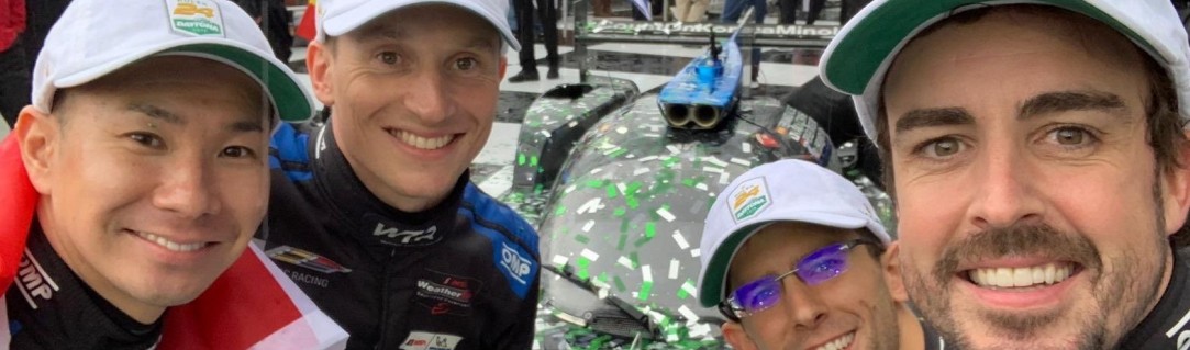 WEC drivers celebrate success at Daytona