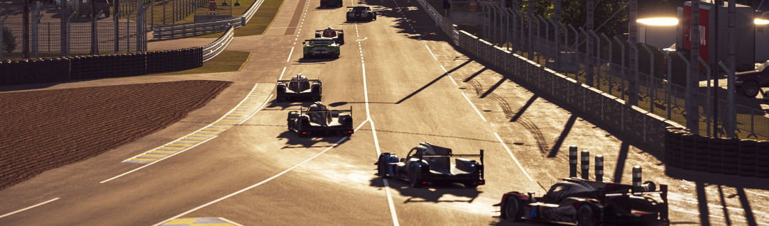 24H Le Mans Virtual after 6 hours: 2 Seas Motorsport leads LMP while Porsche tops GTE field