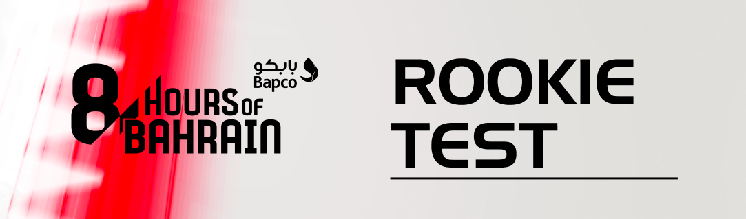 Bahrain Rookie Test Line-up Announced