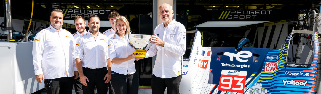 Peugeot TotalEnergies awarded FIA WEC’s Sustainability Endurance Award by DHL