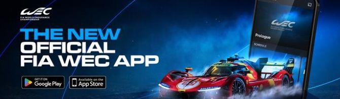 Watch all FIA WEC races via the new app!