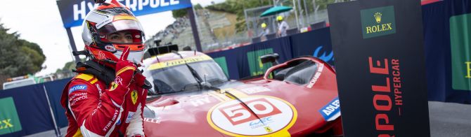 Ferrari règne en maître à domicile et signe la pole position des 6 Heures d’Imola