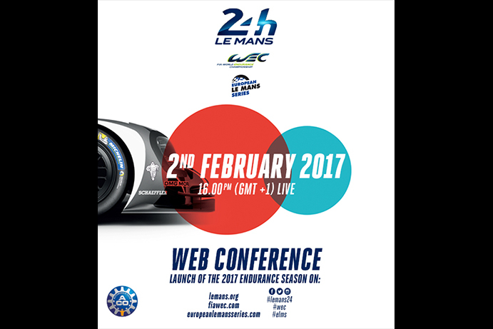 Announcement of WEC season entries : 2 February LIVE online