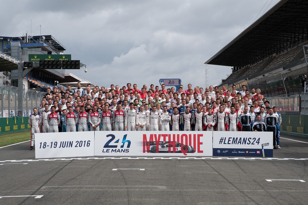 Hello from all the drivers at the 24 Hours of Le Mans
