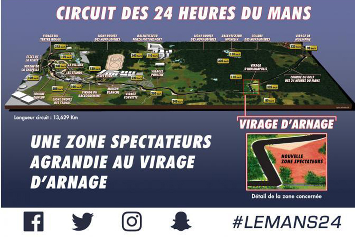 24 Hours of Le Mans – a new spectator area at Arnage!