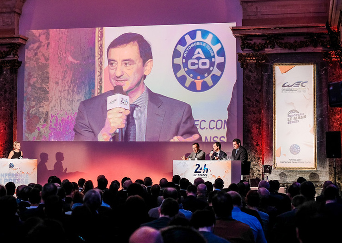 Motorsport.com diffusera  la conférence de presse ACO/WEC sur Internet