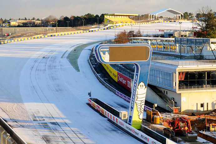 Trois circuits du WEC sous la neige