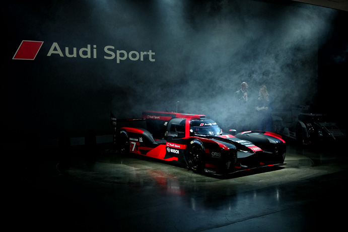 New Audi R18 celebrates world premiere in Munich  