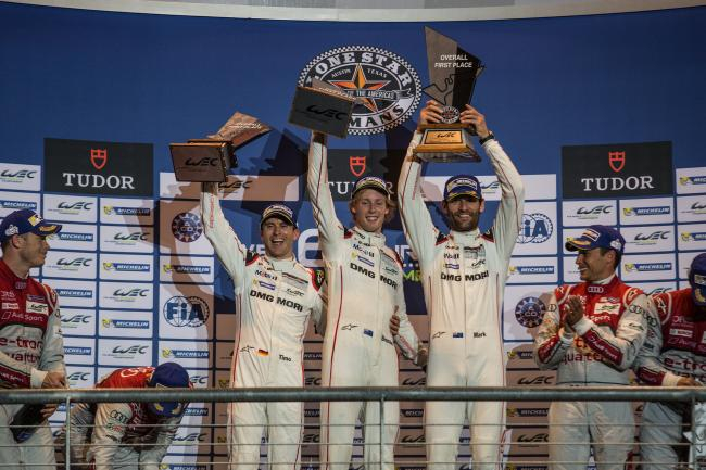 Deuxième victoire consécutive pour Webber, Hartley et Bernhard (Porsche)