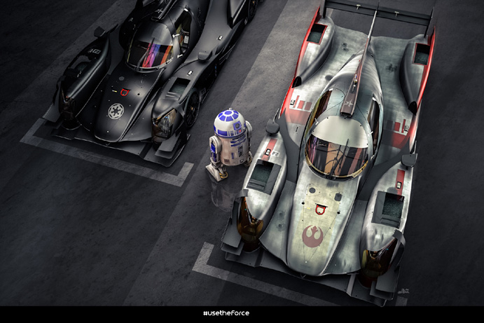 Sports cars using the force...