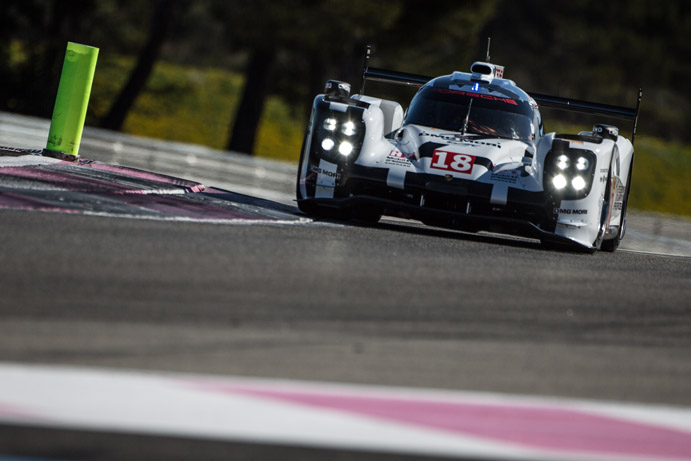 Porsche mène la première séance du Prologue au Circuit Paul Ricard