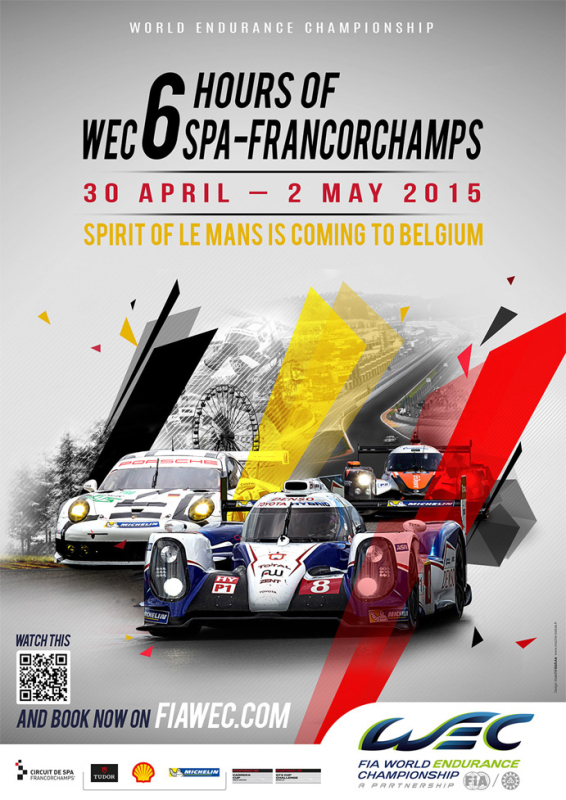 Découvrez l’affiche des 6 Heures de Spa-Francorchamps WEC