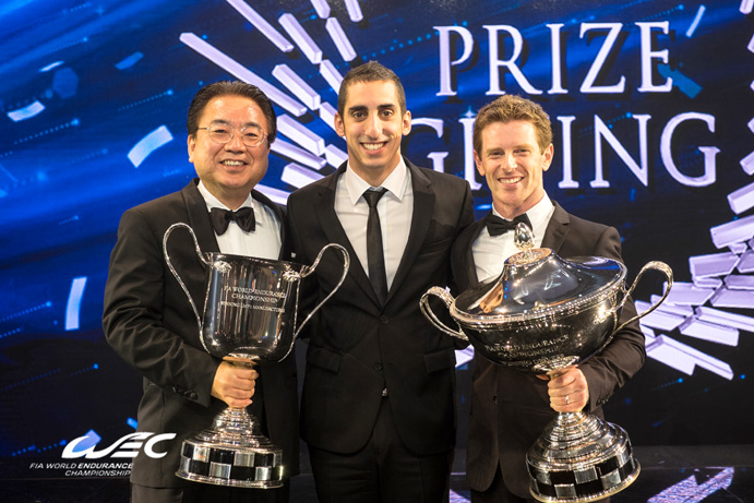 WORLD ENDURANCE CHAMPIONS HONOURED AT FIA GALA IN QATAR