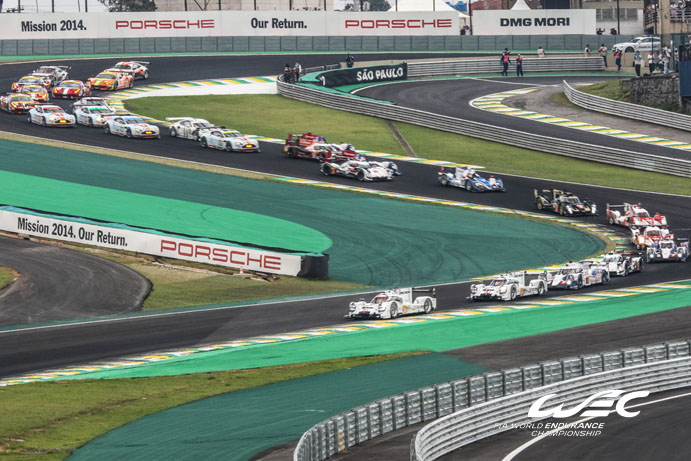 6H Sao Paulo LMP 90-Minutes:Porsche lead the way as G-Drive crash out