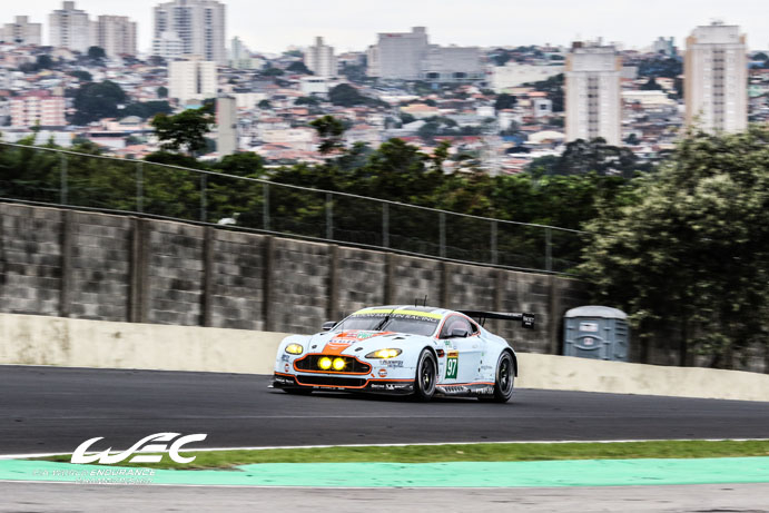 6H São Paulo - LMGTE Aston Martin reste en tête en essais libres 3