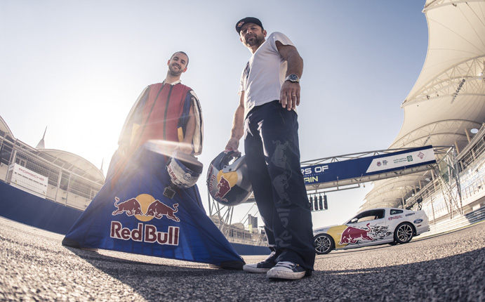 Spectacular build up to the big race in Bahrain!