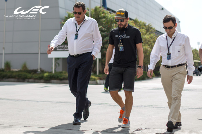 VIP Guests in the Bahrain Paddock for FIA WEC