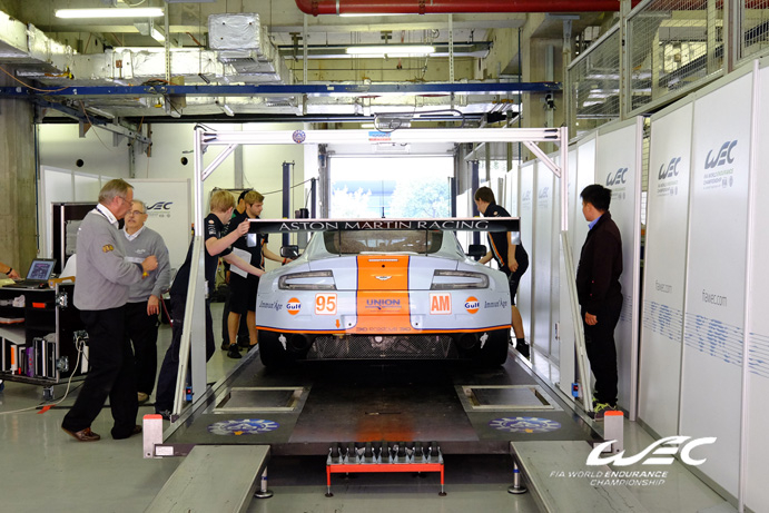 VIDEO: Aston Martin Racing Go Through Technical Scrutineering in Shanghai
