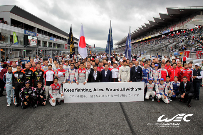 Message of support from the FIA WEC for Jules Bianchi