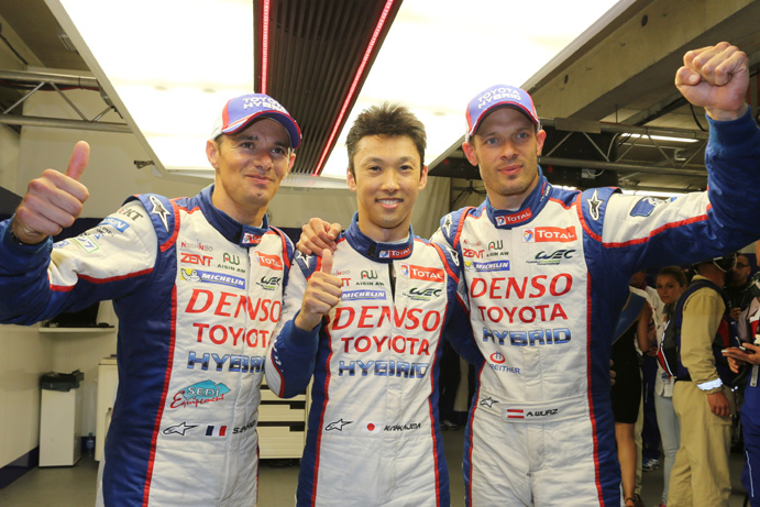 Team News Release:  Toyota Racing on pole at Le Mans!