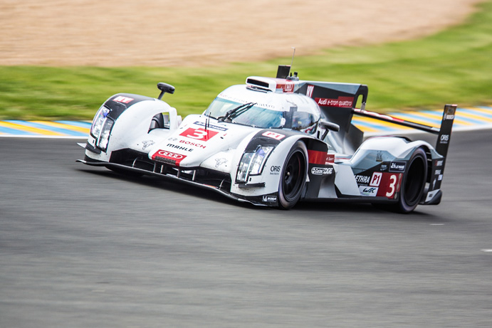 Audi Top First Test Session at Le Mans