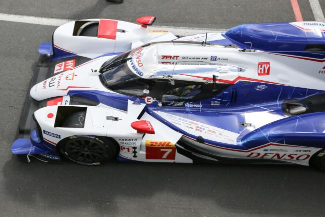 Toyota seize pole position by 5/1000ths of a second!