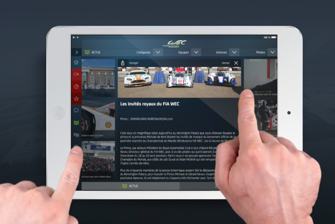 Une nouvelle application interactive pour tout savoir sur le FIA WEC