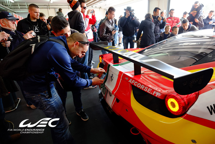 AF Corse's James Calado meets WEC fans at The Prologue