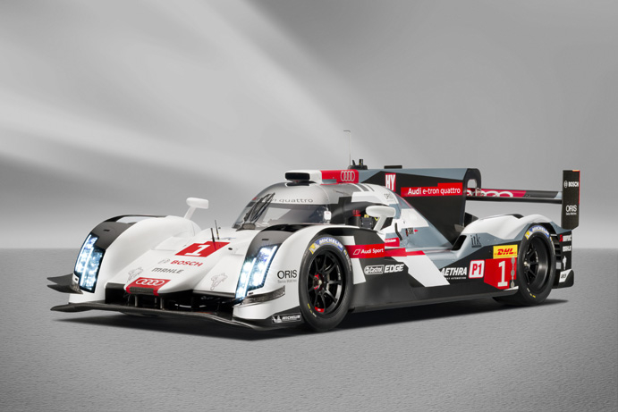 Audi dévoile la  livrée 2014 de la R18 e-tron quattro au Mans