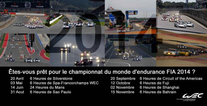 Êtes-vous prêt pour le championnat du monde d'endurance FIA 2014 ?