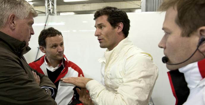 Mark Webber makes his debut in the Porsche LMP1