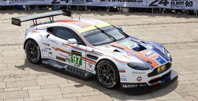 24H Le Mans:  Aston Martin reveal the Gulf Art Car