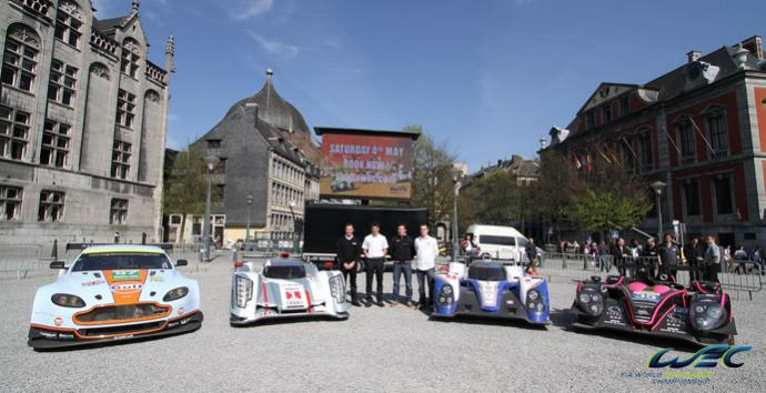 Le FIA WEC à Liège pour la promotion des 6 Heures de Spa-Francorchamps