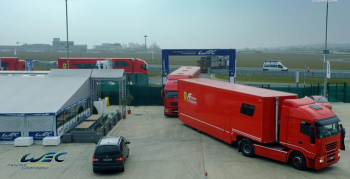 WEC teams arrive at Silverstone