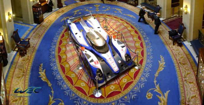 Toyota TS030 on display in London
