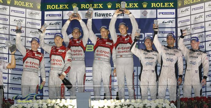 LMP Report:  Audi 1-2 and Strakka on podium in the Middle East