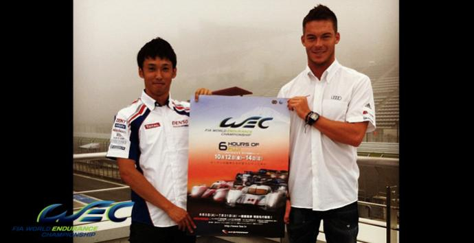 André Lotterer and Kazuki Nakajima promote the 6 Hours of FUJI