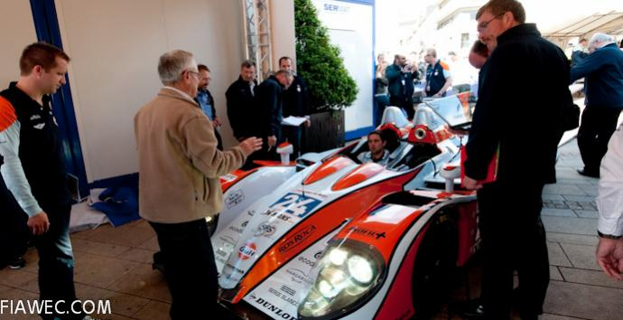 Technical inspection up-close with OAK Racing.