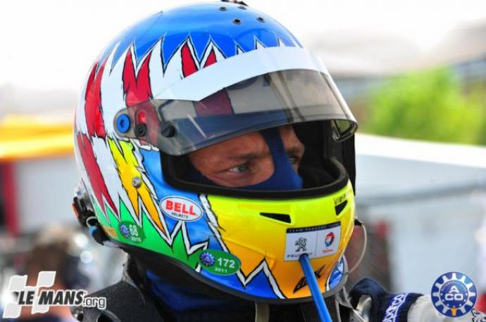Alexander Wurz : an unusual helmet...