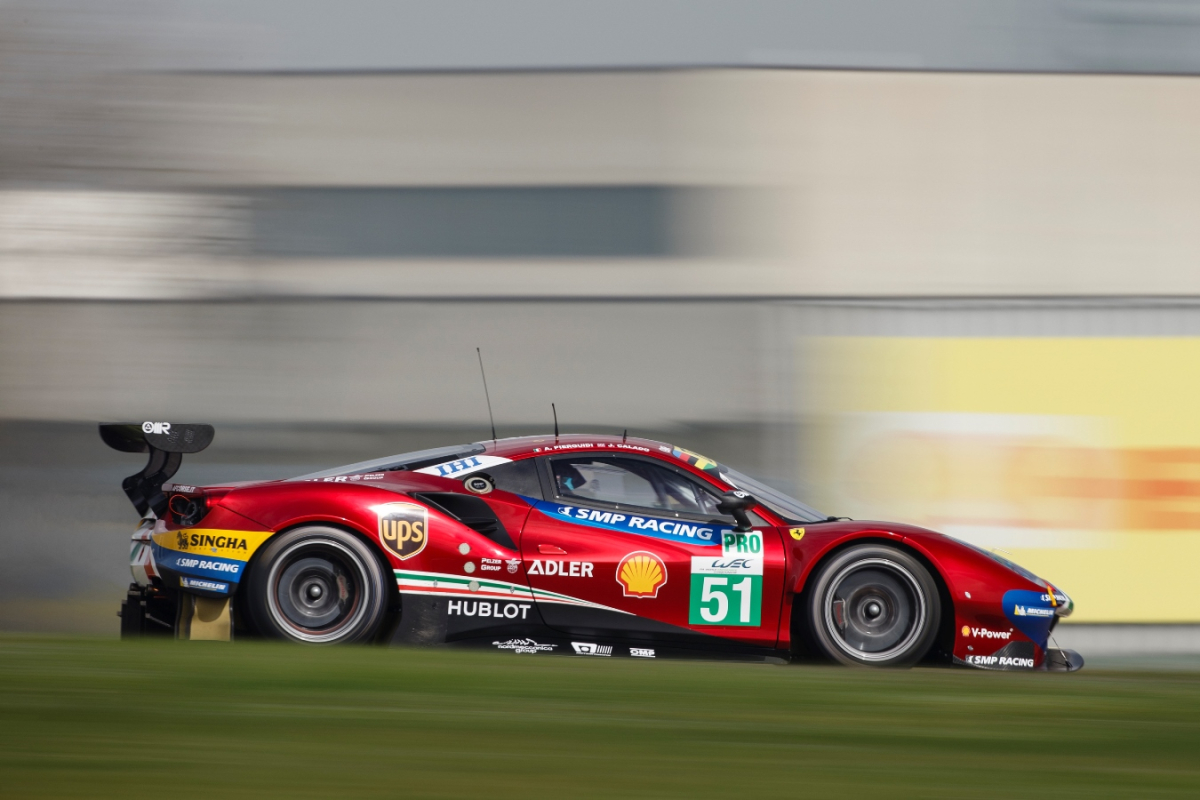 Ferrari’s new 488 GTE Evo testing for the Super Season
