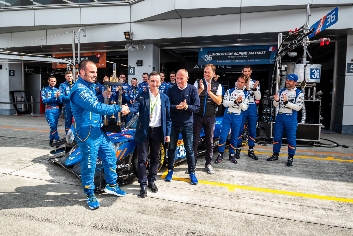 Signatech Alpine celebrates Le Mans win (+video)