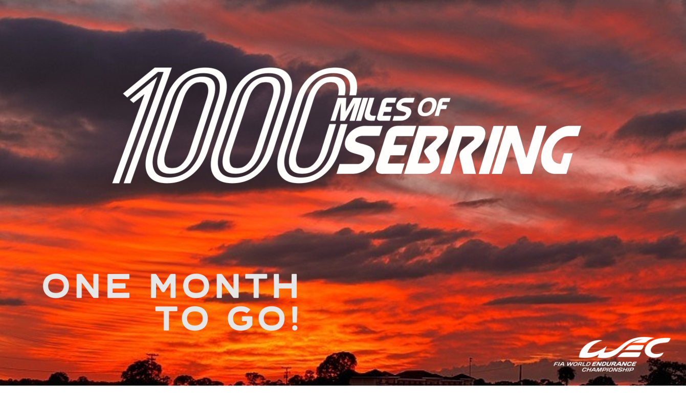 One month to go to Sebring!
