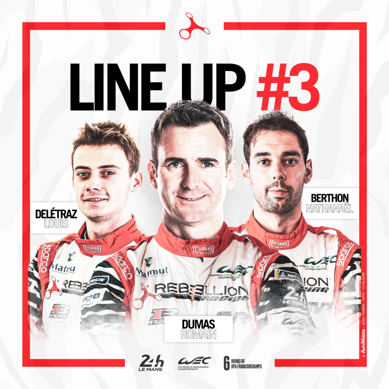Rebellion Racing engage une deuxième voiture à Spa-Francorchamps et au Mans